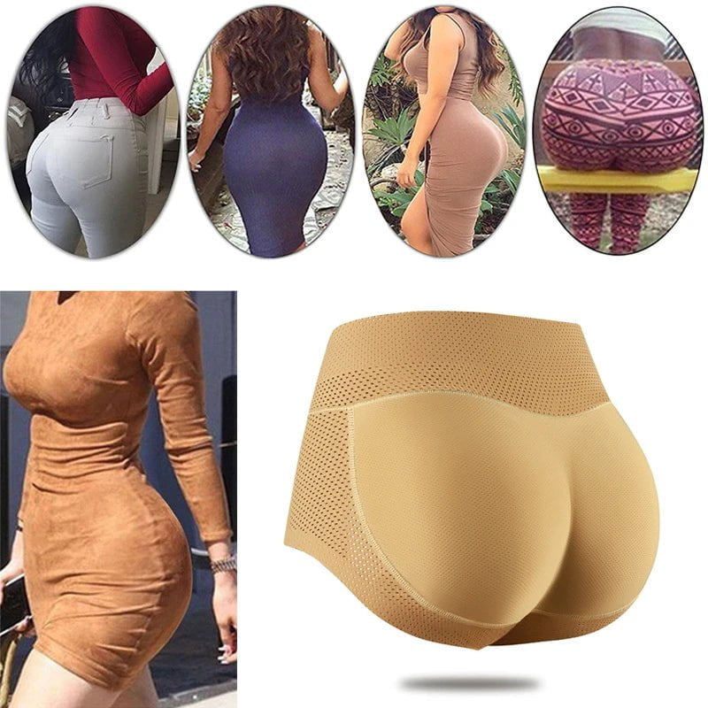 Push-Up Butt Lifter Shaper Panties - Women's Underwear with Hip Pads