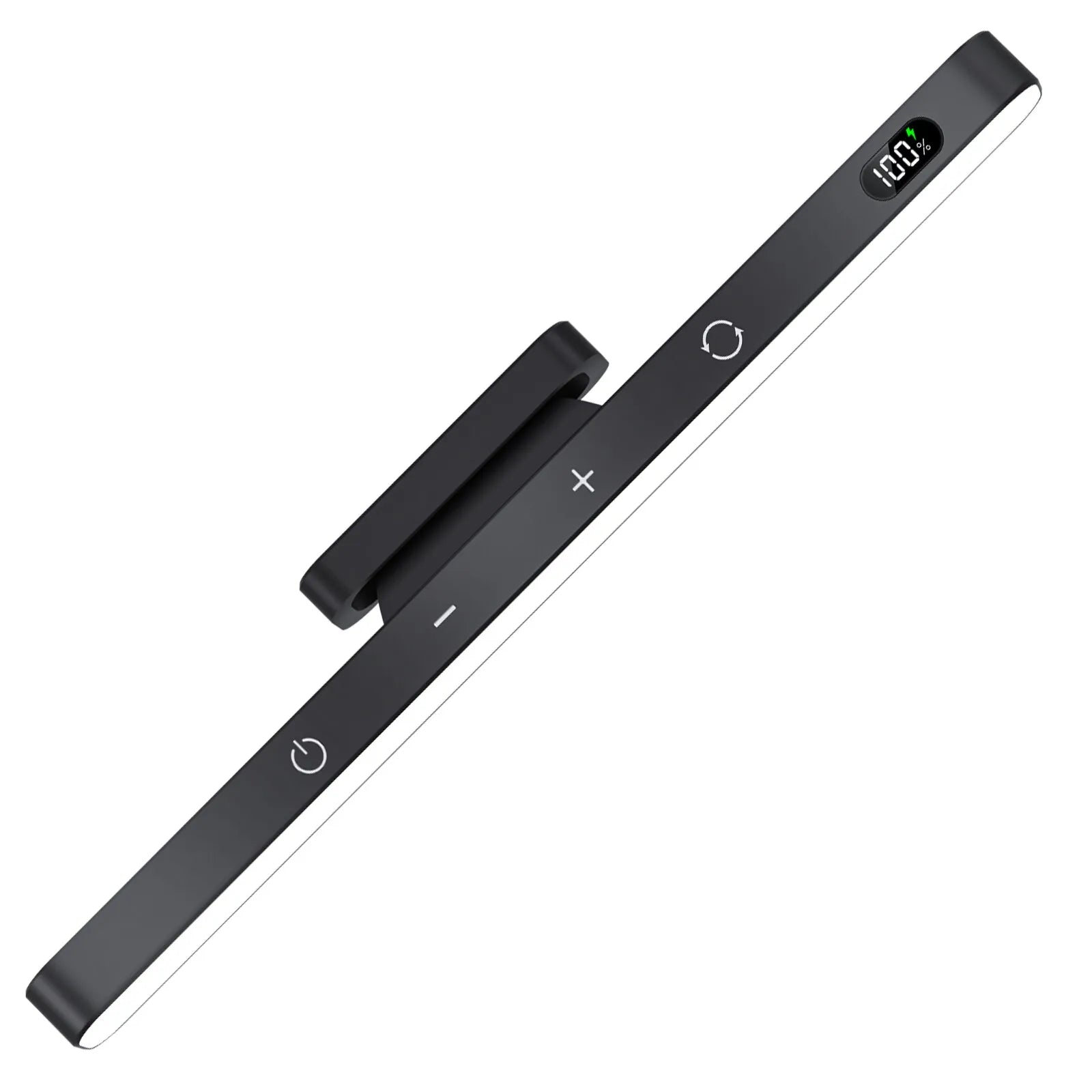Rechargeable Magnetic LED Touch Table Lamp with Built-in Battery Black Table Light / 5W / 3 levels of color