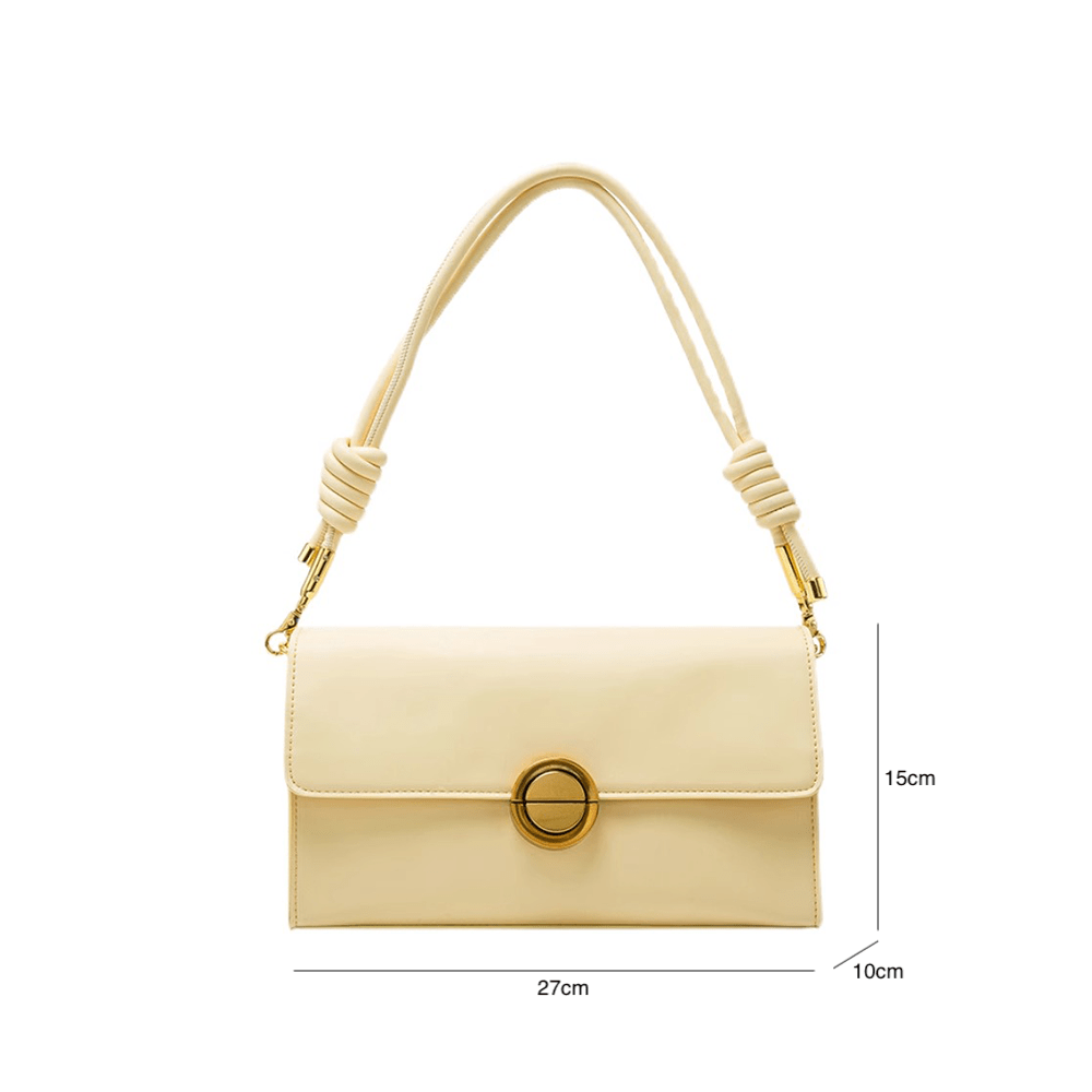 Retro Leather Underarm Flap Bag