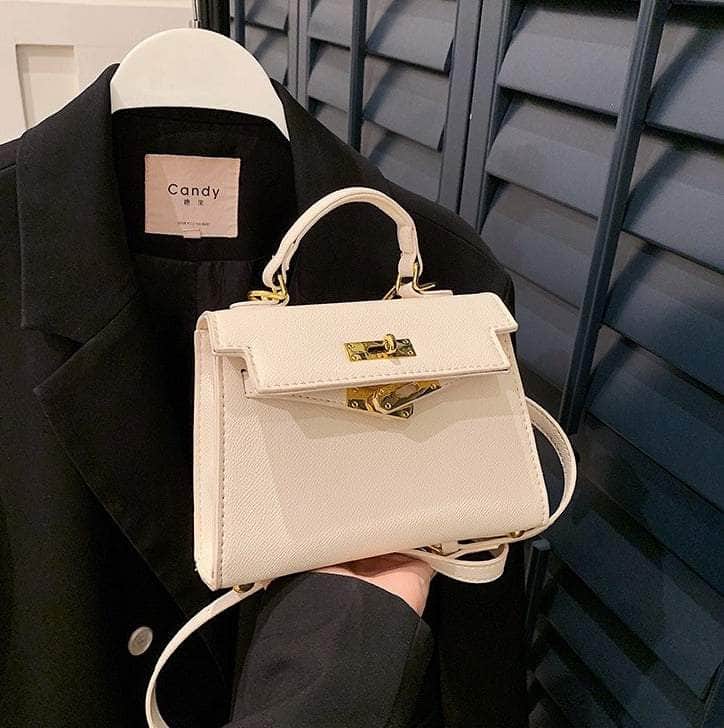 Retro Mini Crossbody Handbag White / Small