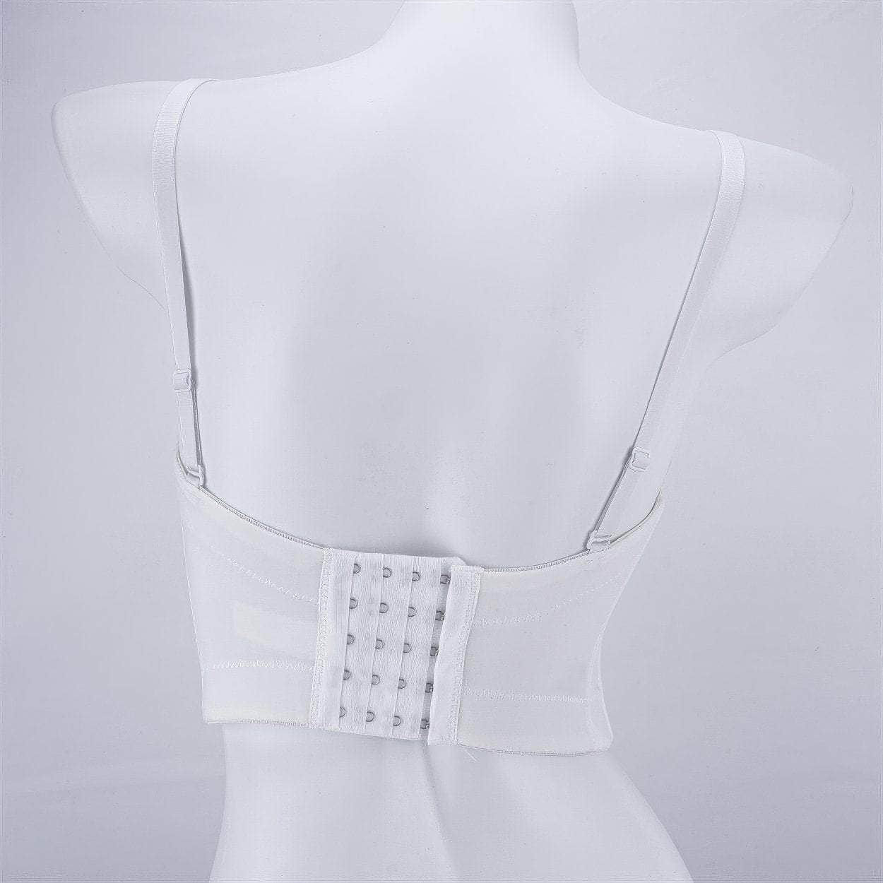 Rhinestone Embellished Bustier Corset Bralette