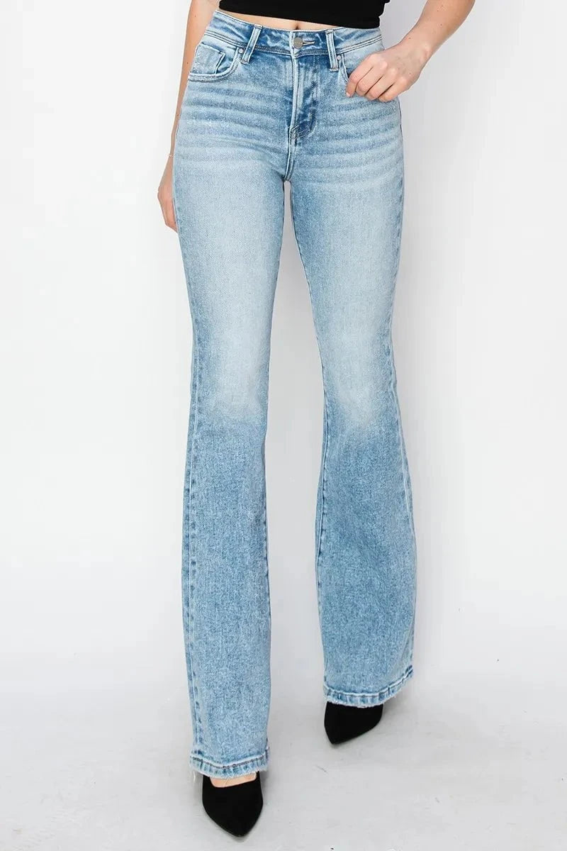 RISEN High Rise Bootcut Jeans