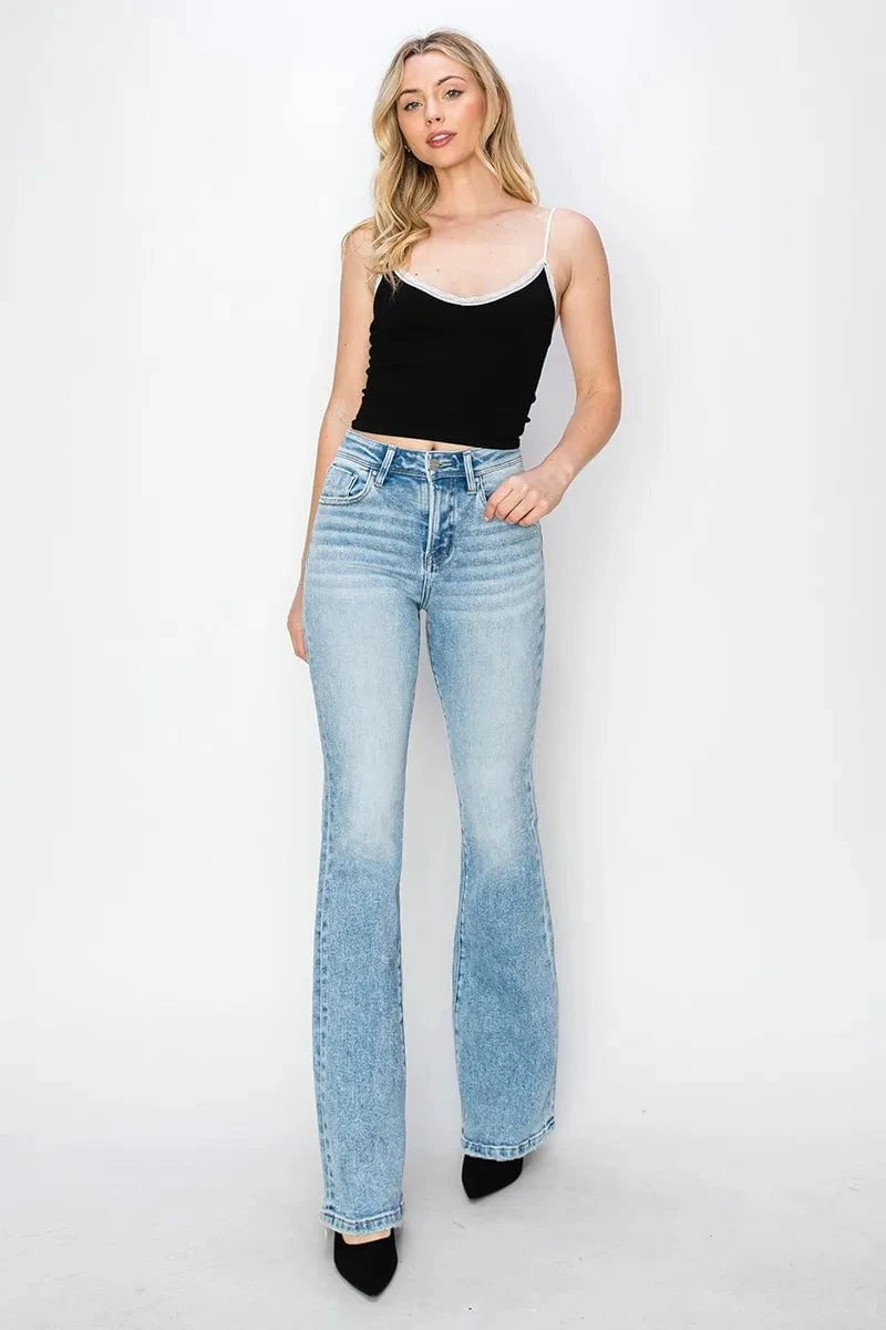 RISEN High Rise Bootcut Jeans