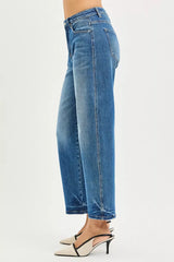 RISEN Slouchy Cropped Barrel Jeans