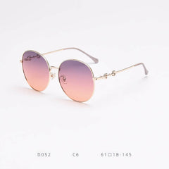 Round Metal Frame Eyewear Light Pink / Resin