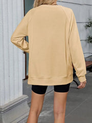 Round Neck Long Sleeve Sweatshirt