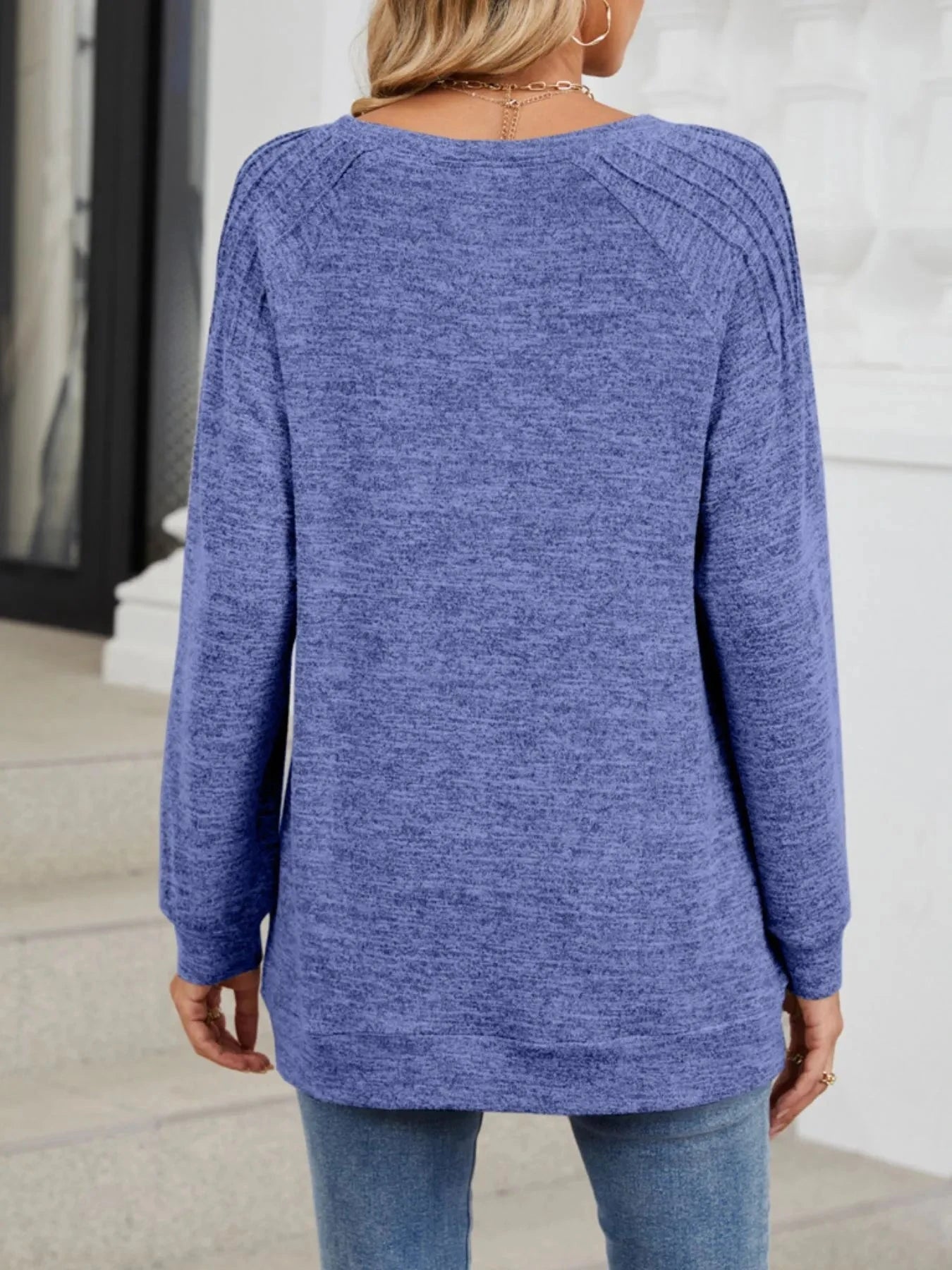 Round Neck Long Sleeve T-Shirt
