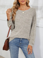 Round Neck Long Sleeve T-Shirt