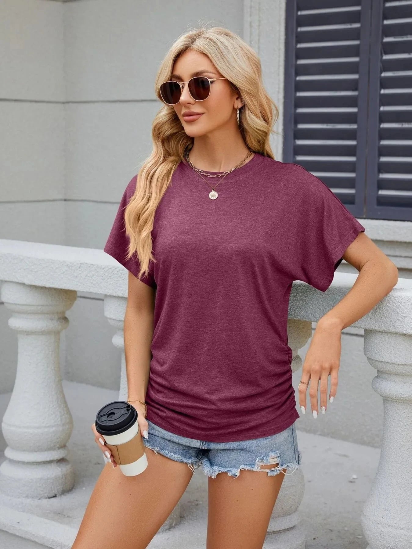 Round Neck Short Sleeve T-Shirt