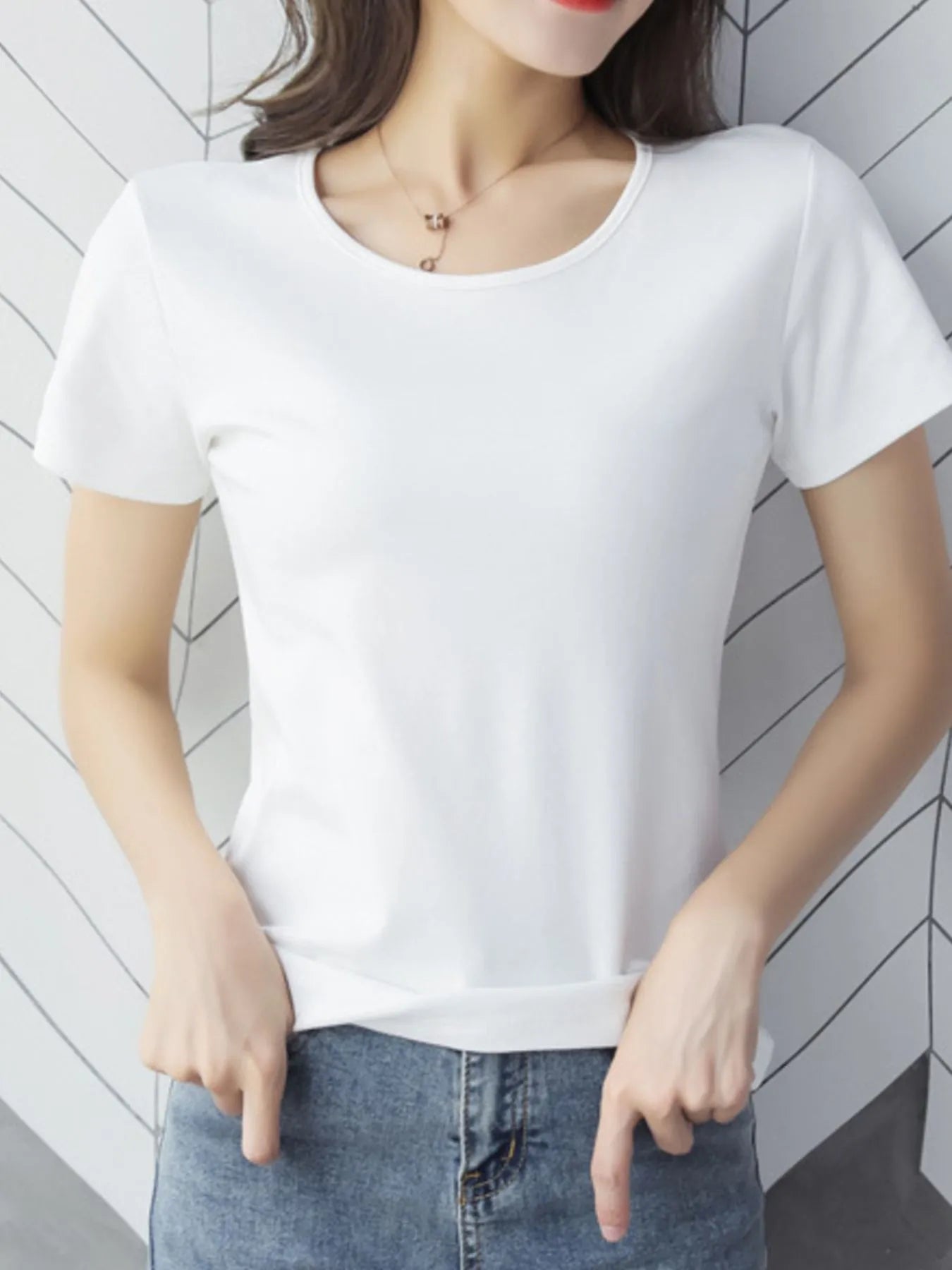 Round Neck Short Sleeve T-Shirt