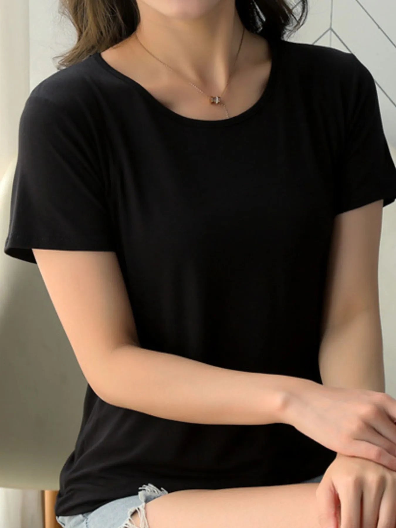 Round Neck Short Sleeve T-Shirt