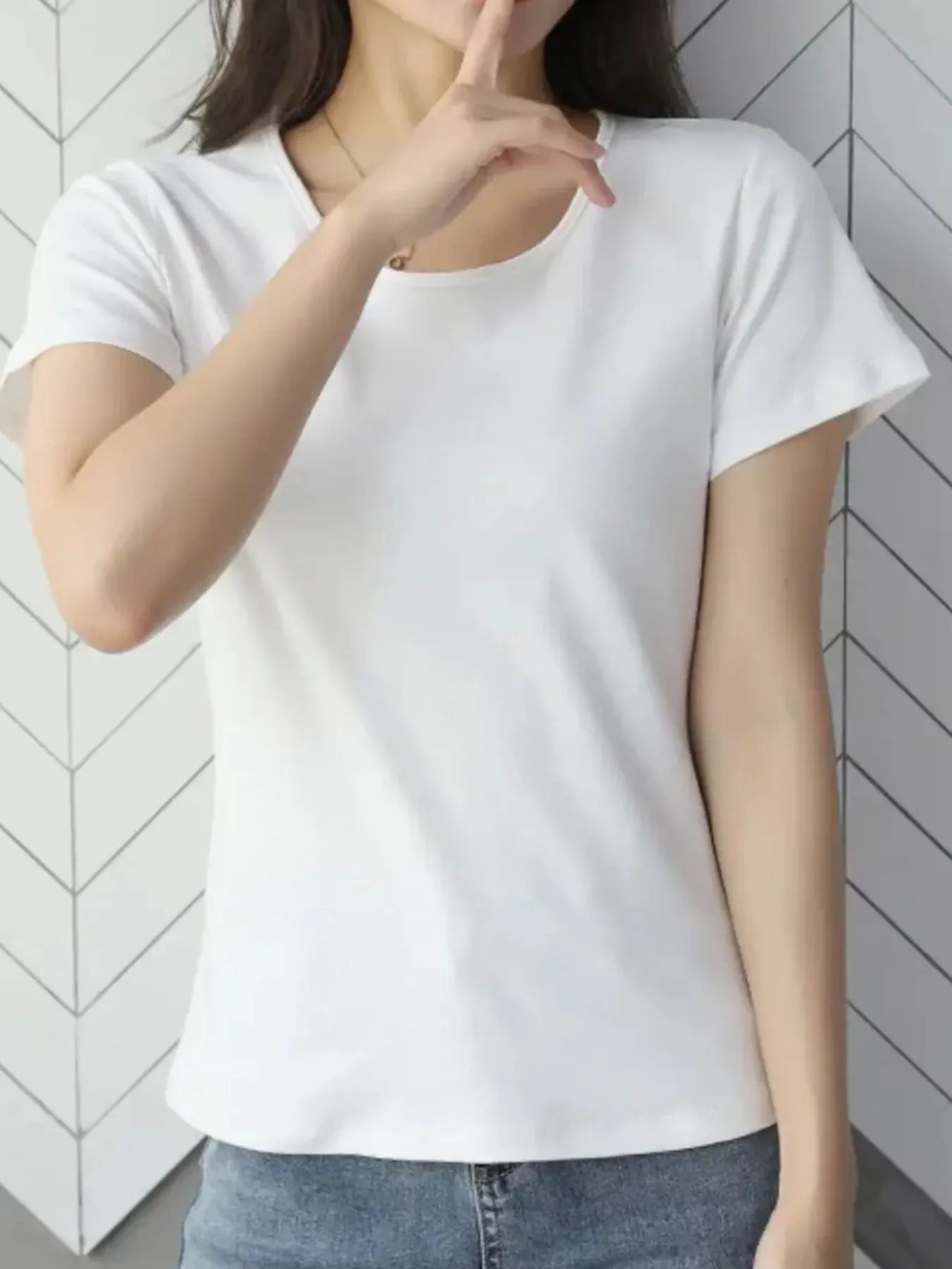 Round Neck Short Sleeve T-Shirt