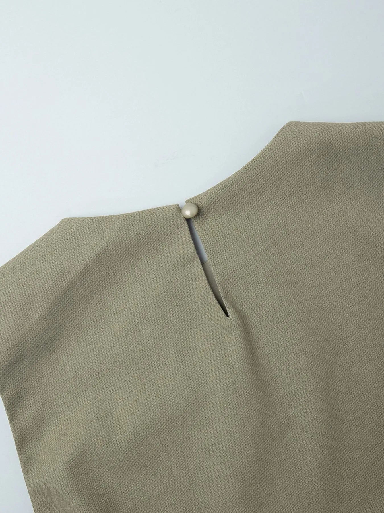 Round Neck Sleeveless Top and Skirt Set