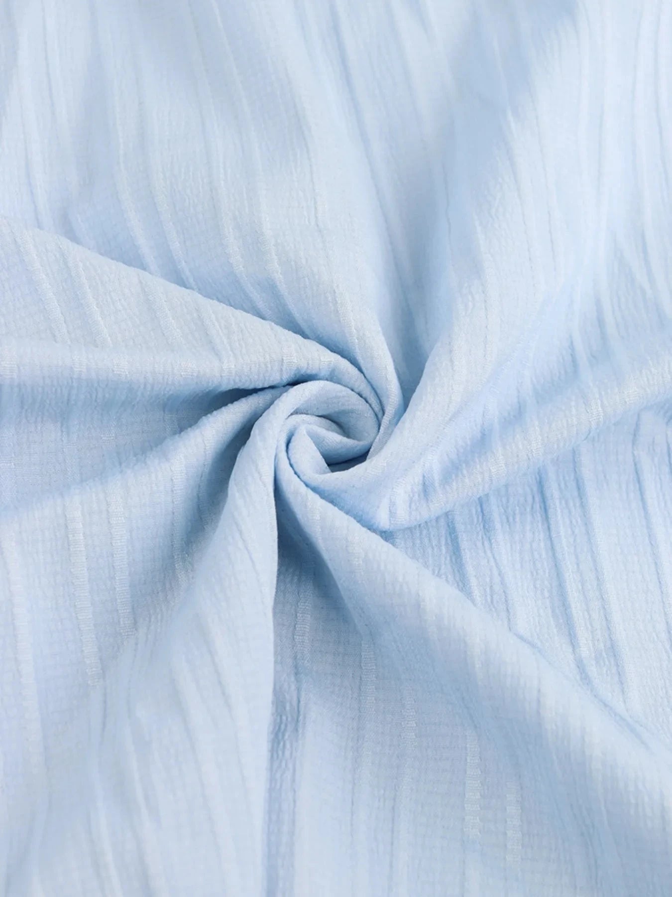 Ruffled Round Neck Flutter Sleeve Dress