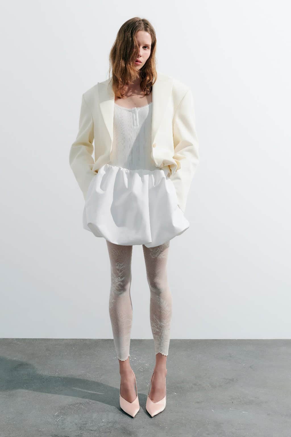 Satin Pointed Toe Slingback Heels