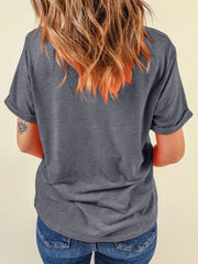 Sequin Bow Short Sleeve Tee