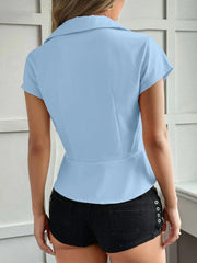 Short Sleeve Button-Up Shirt