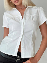 Short Sleeve Button-Up Shirt