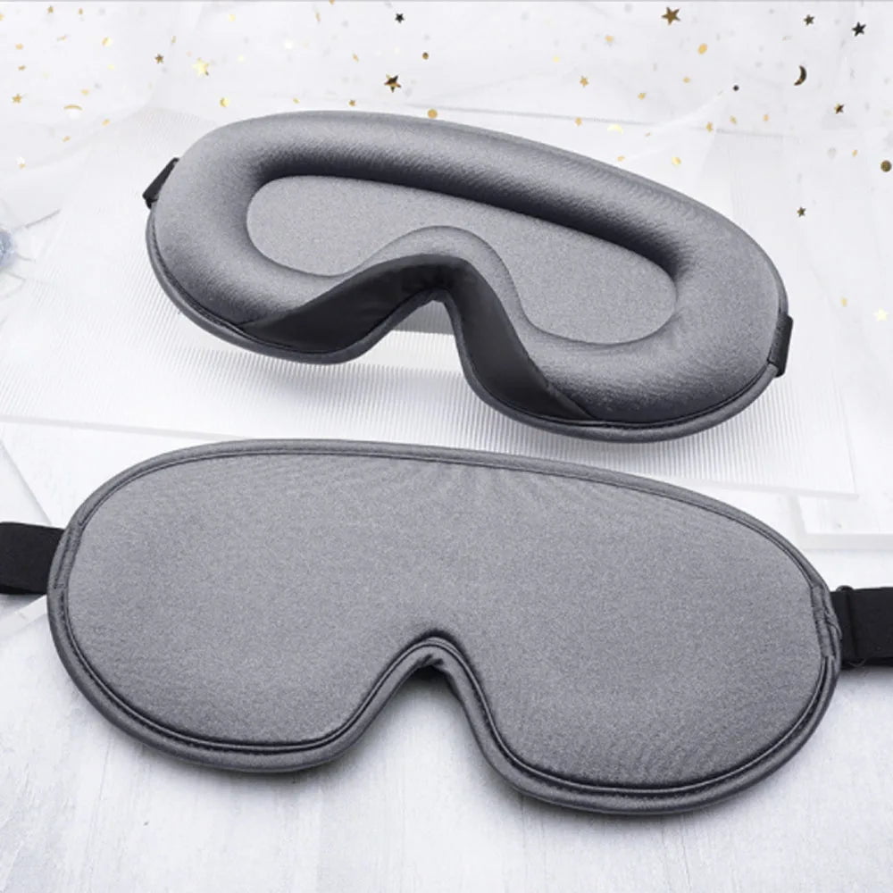 Silk Sleeping Mask for Travel A-Gray(Silk Mask)