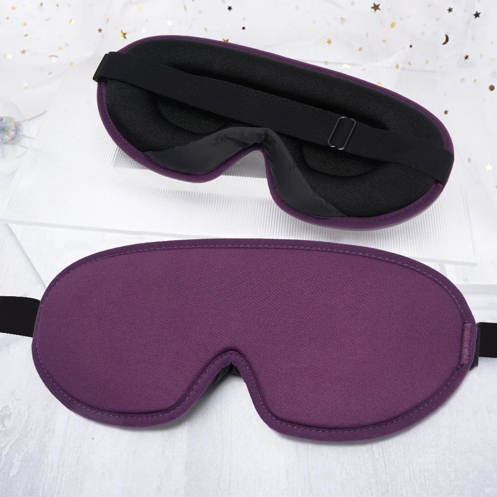 Silk Sleeping Mask for Travel A-Purple(Silk Mask)