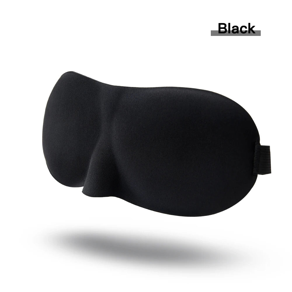 Silk Sleeping Mask for Travel Type C-Black