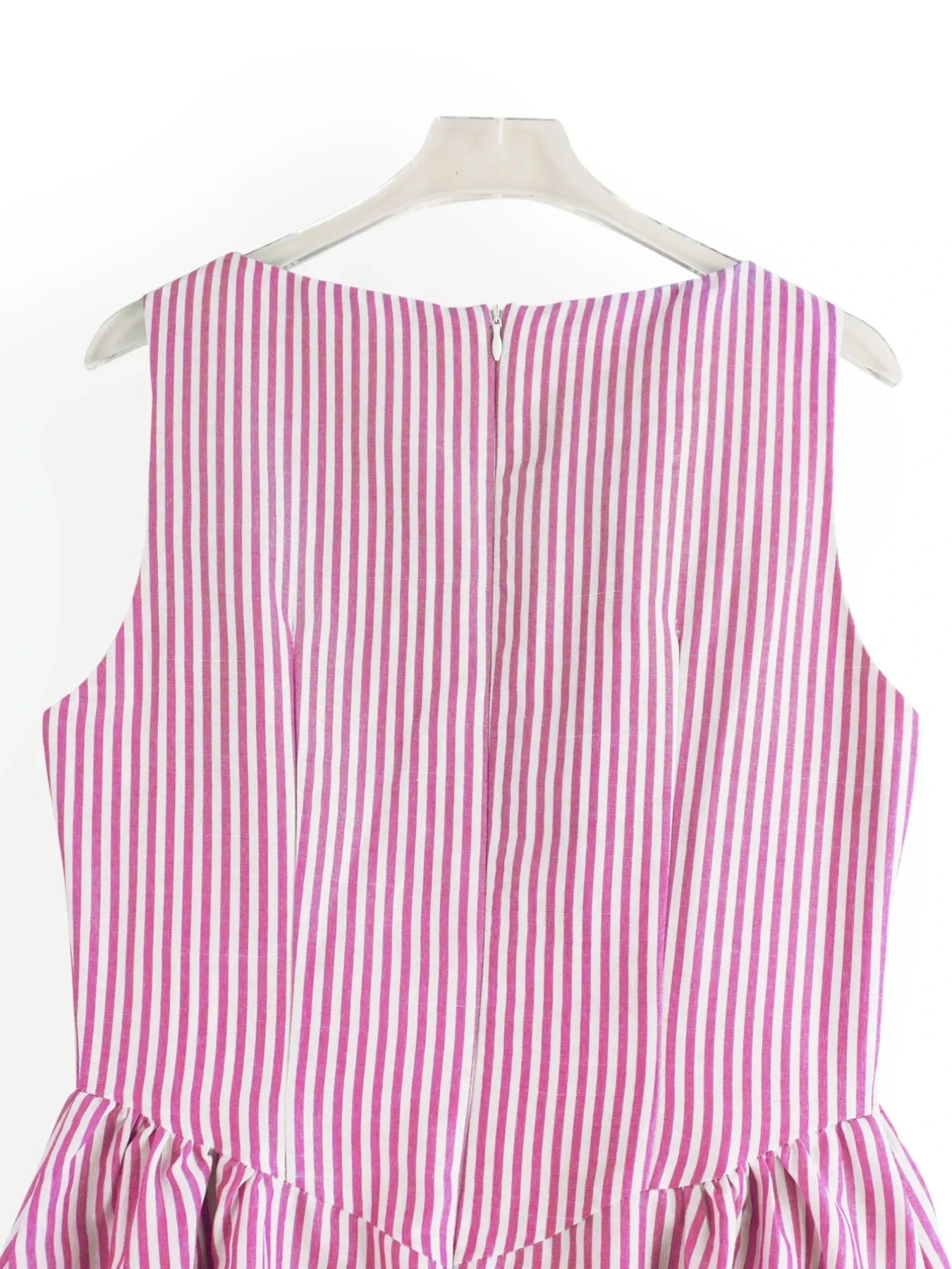 Sleeveless Striped Midi Dress