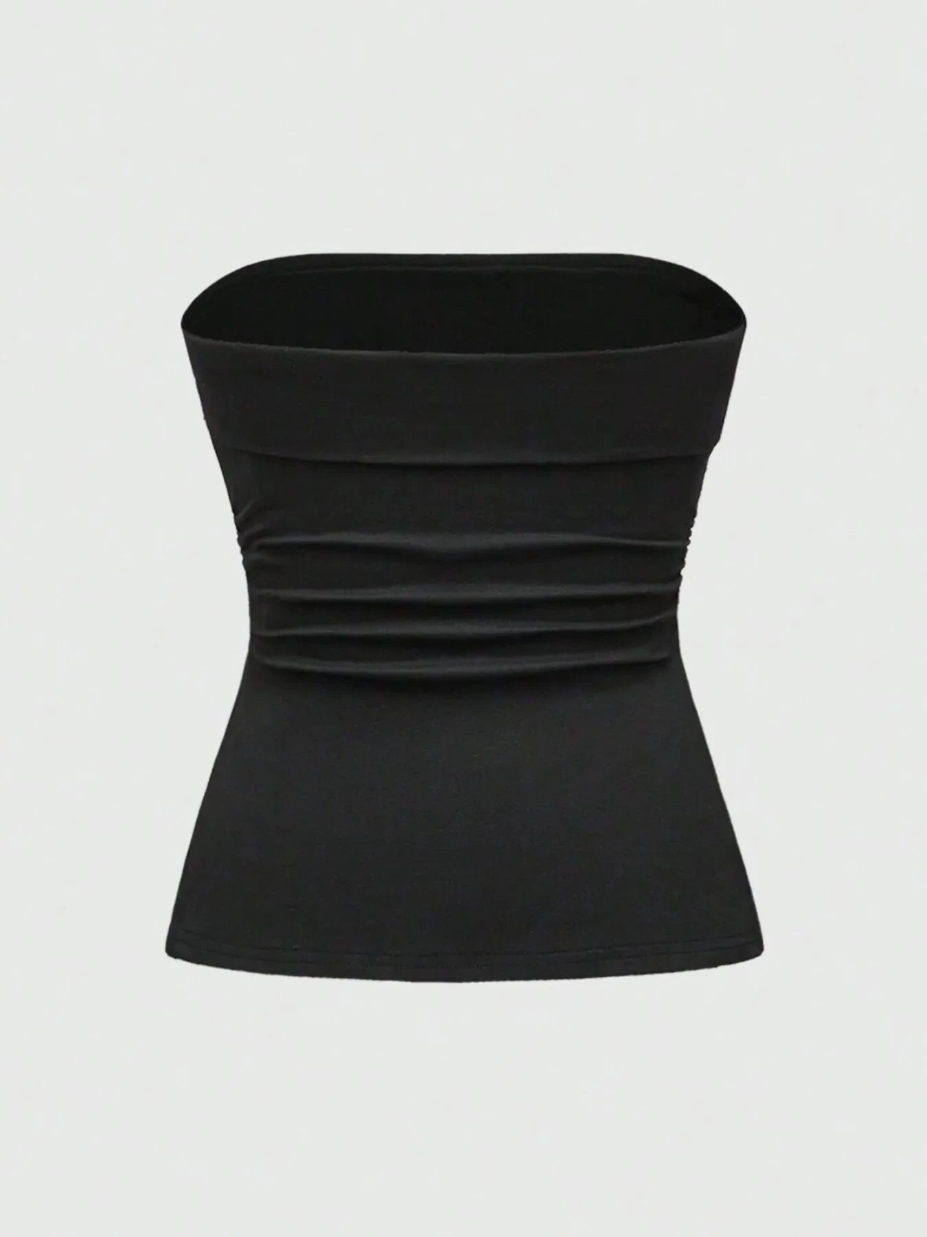 Slit Ruched Tube Top