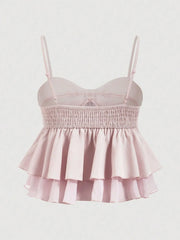 Smocked Layered Cami