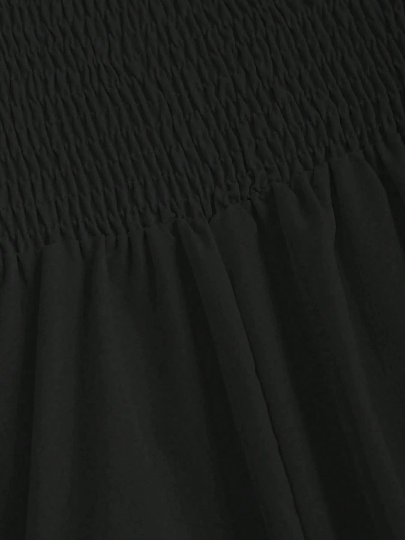 Smocked Tied Front Cami Dress