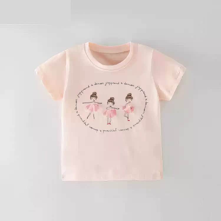 Soft Pale Pink Short Sleeve T-Shirt 2-3 Years / Fairies Fantasy