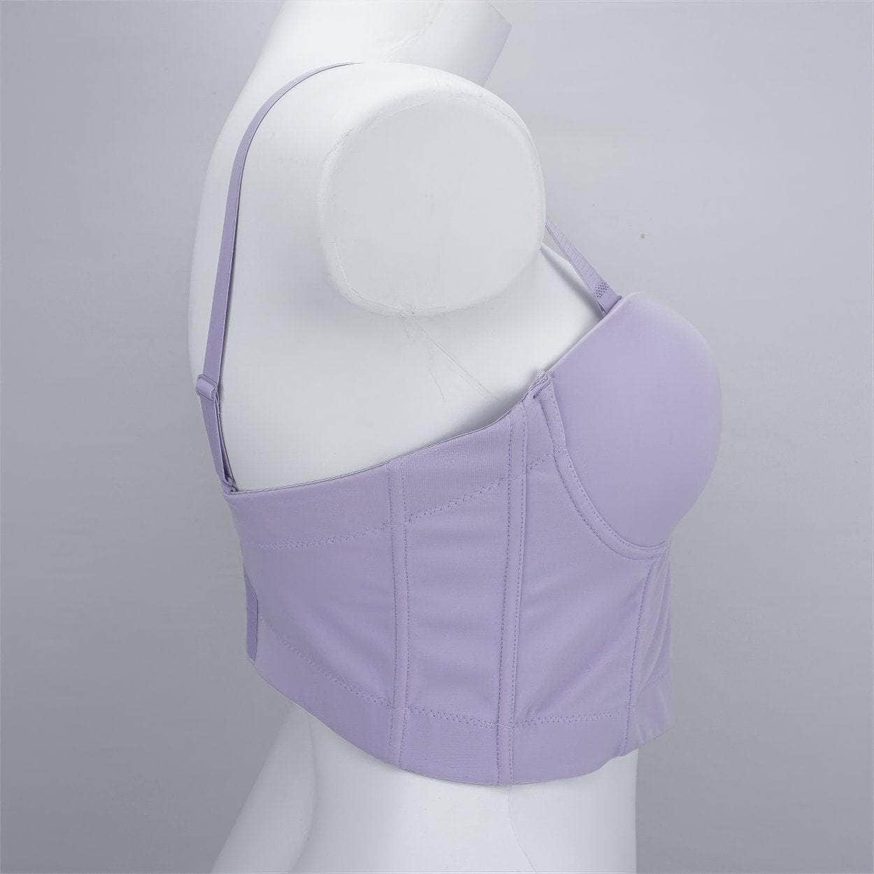 Solid Color Bustier Cami Top Bralette