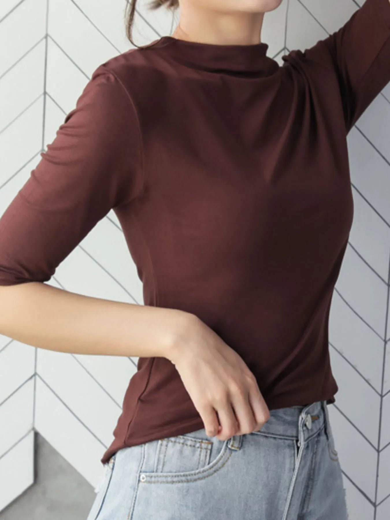 Solid Color Short Sleeve T-Shirt