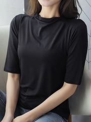 Solid Color Short Sleeve T-Shirt