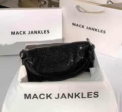 Sparkling Rhinestone Purse Black