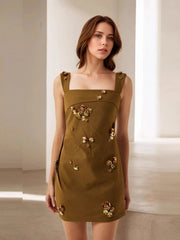 Square Neck Mini Dress