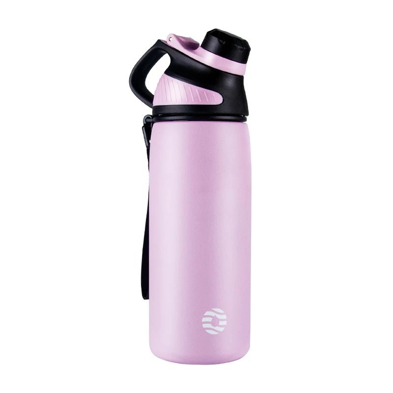 Stainless steel thermal mug: double wall vacuum flask, leak-proof Pink / 1000ml