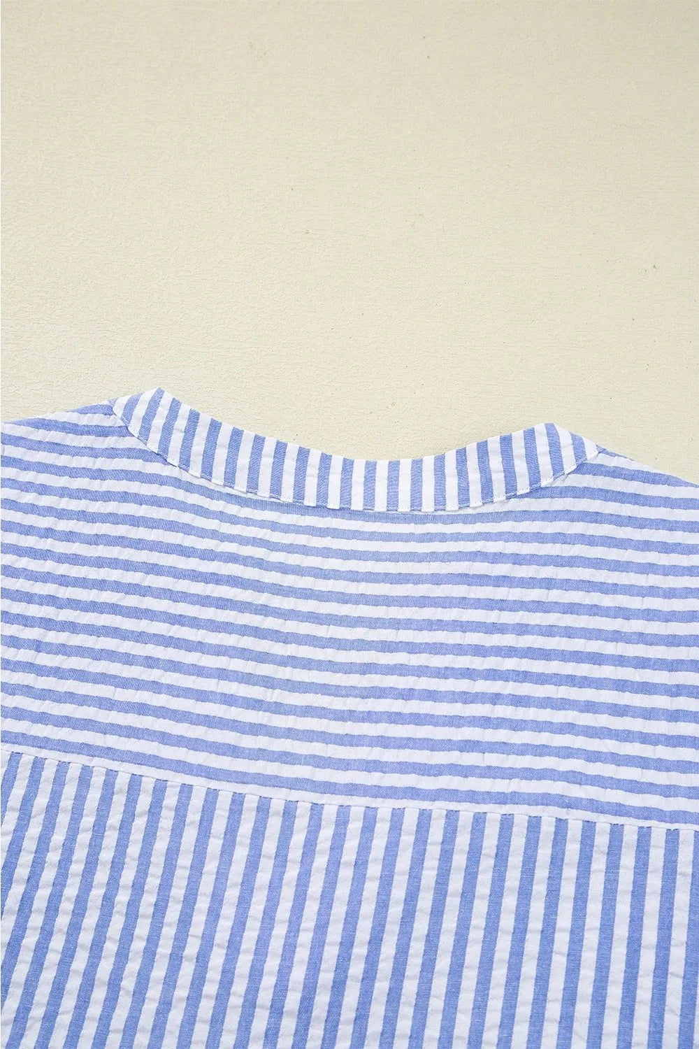 Stripe Tiered Shift Dress with Pockets