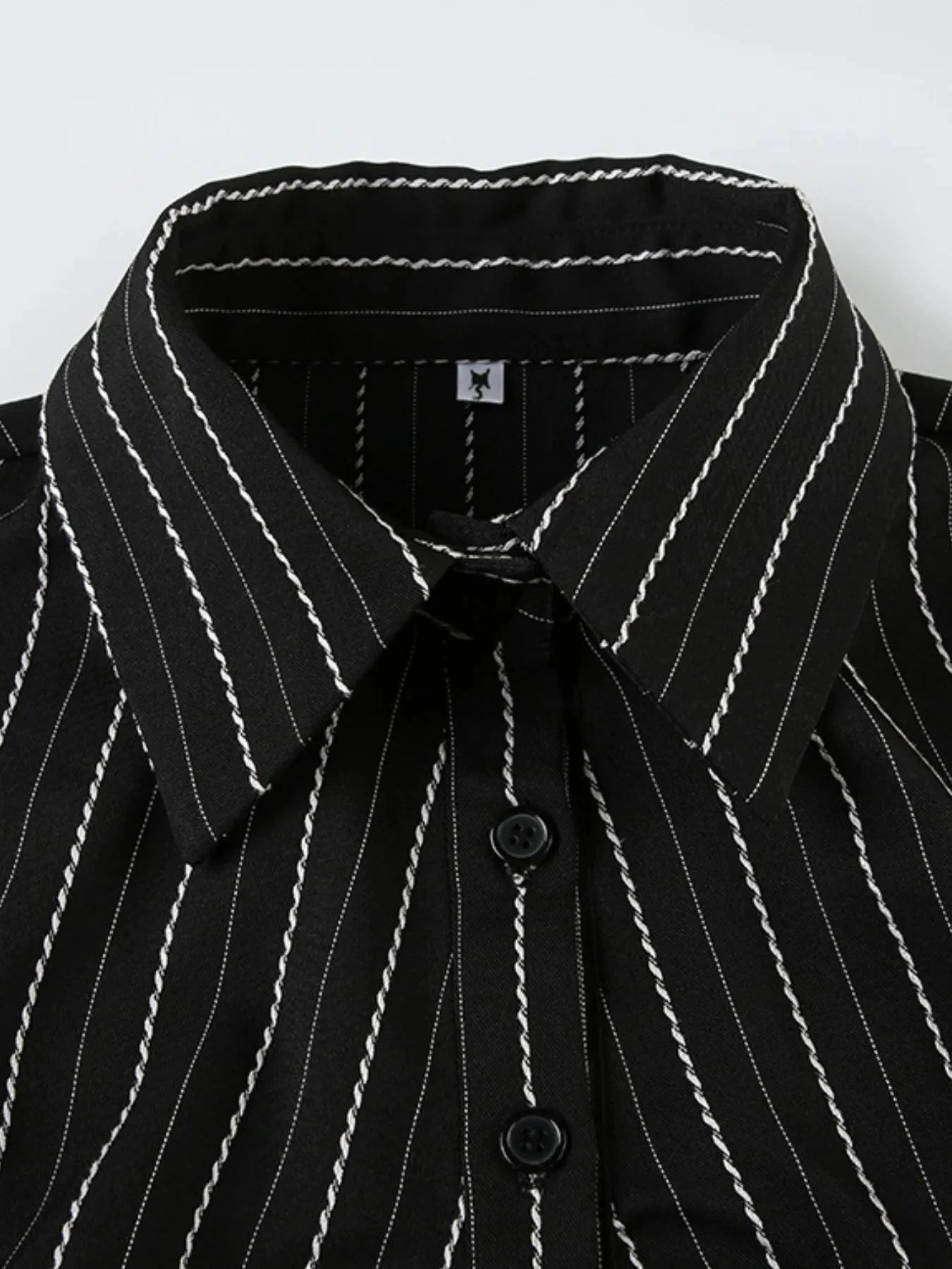 Striped Button-Down Collared Neck Shirt
