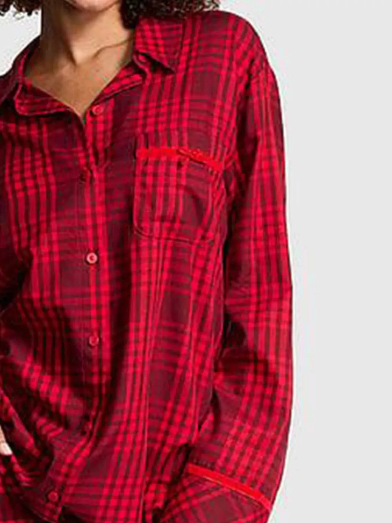 Striped Long Sleeve Button-Up Shirt