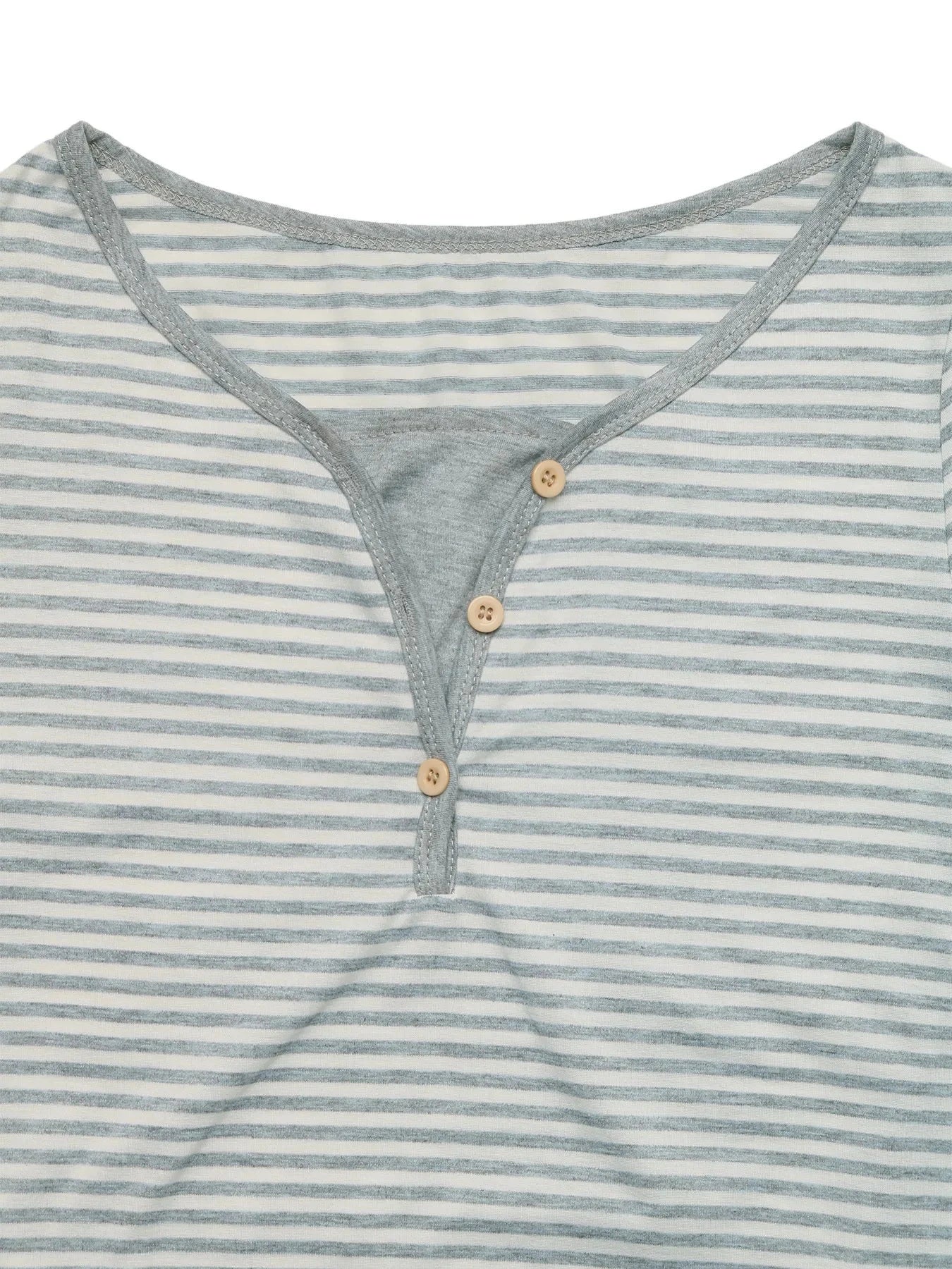 Striped Long Sleeve Casual T-Shirt