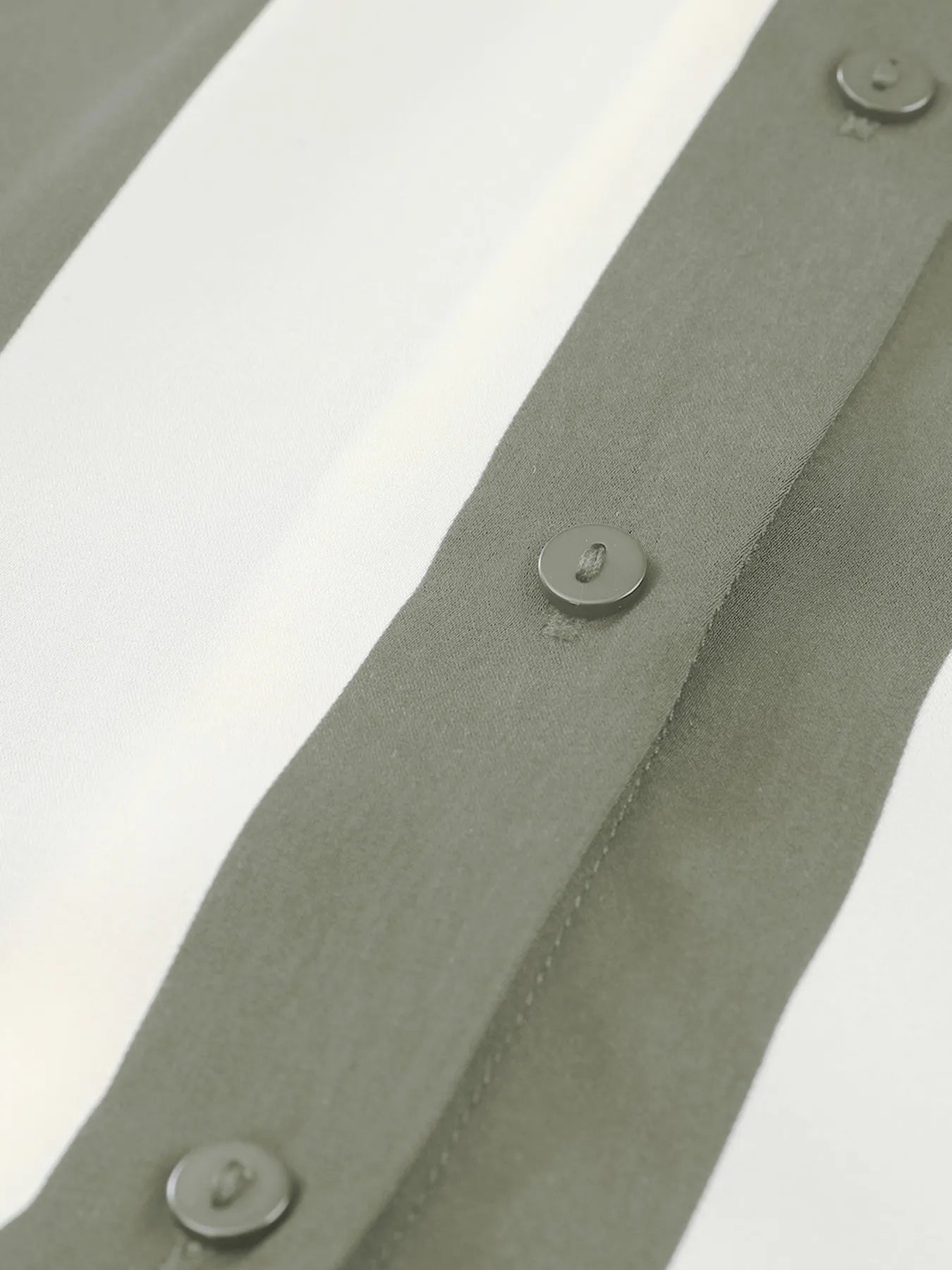 Striped Relaxed Button Up Shirt