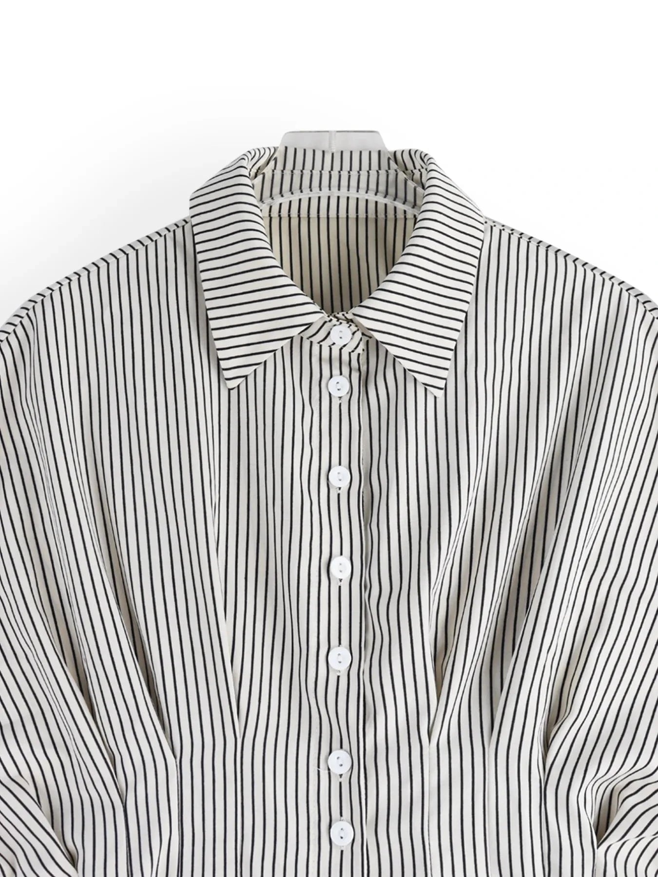 Striped Short Sleeve Button-Up Shirt