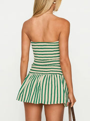 Striped Tube Mini Dress