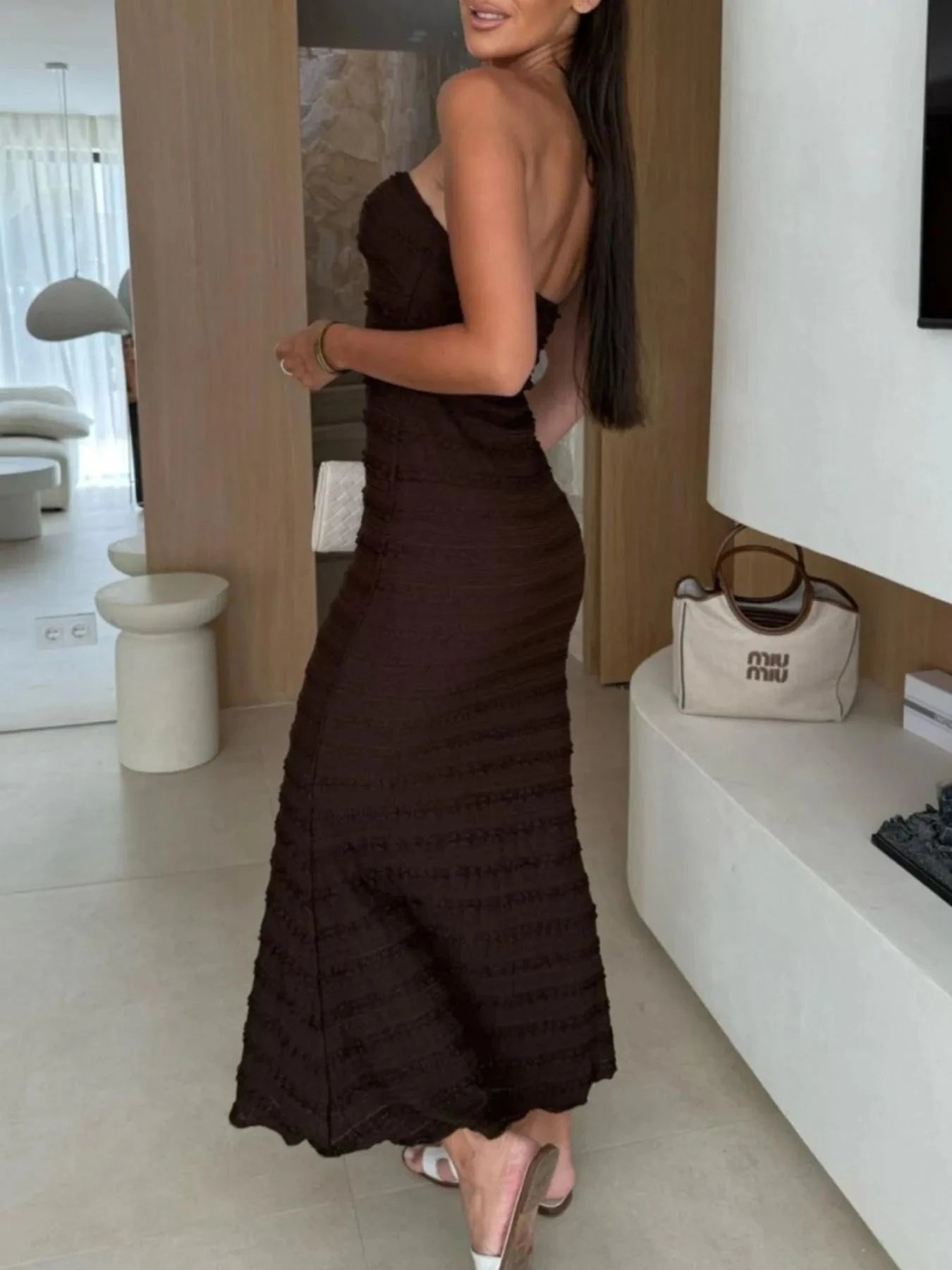 Sweetheart Neck Tube Maxi Dress