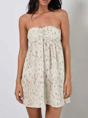 Sweetheart Neck Tube Mini Dress