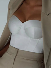 Sweetheart Neck Tube Top White / S