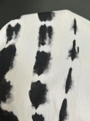 Tie-Dye Tie Waist Wrap Dress