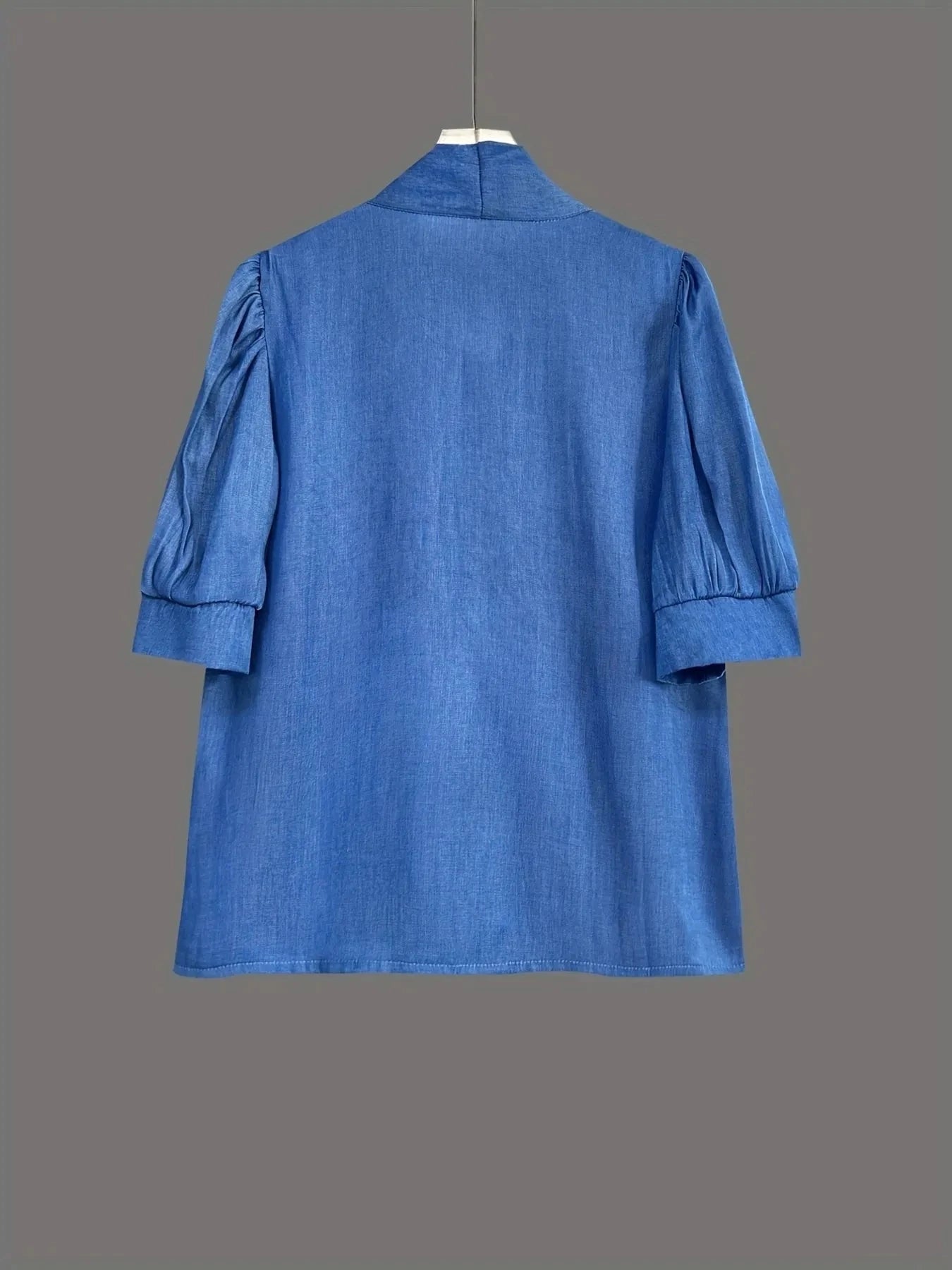 Tie Front Short Sleeve Blouse