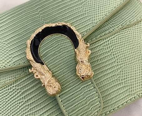 Trendy Metal Chain Crossbody Bag