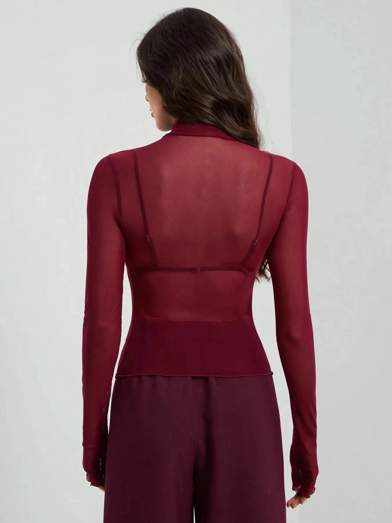 Turtleneck Long Sleeve Top